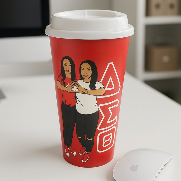 ΔΣΘ Reusable Coffee Cup