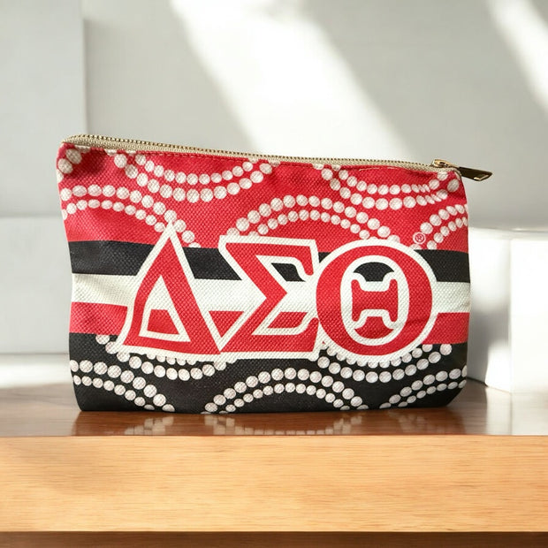 ΔΣΘ Zippered Large Pouch