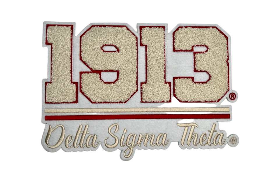 Delta Sigma Theta 1913 -  Chenille Patch