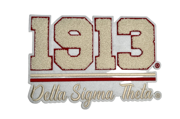 Delta Sigma Theta 1913 -  Chenille Patch