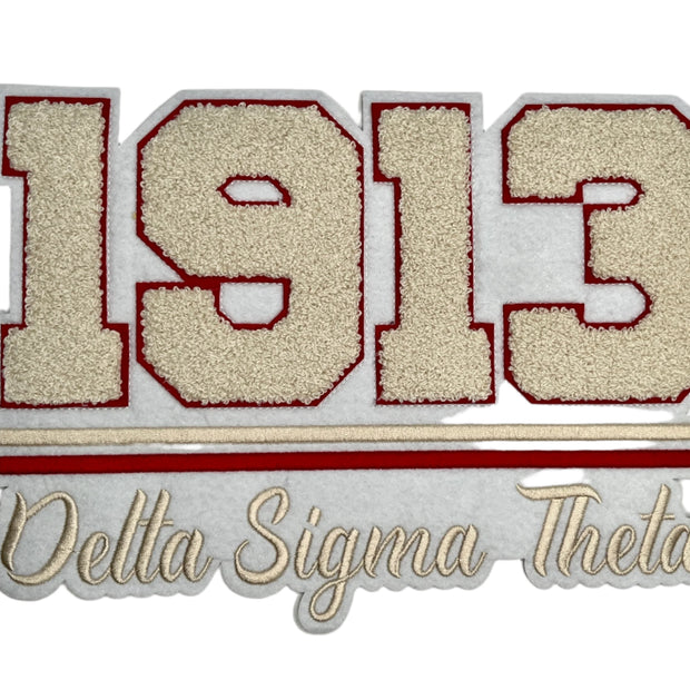 Delta Sigma Theta 1913 -  Chenille Patch