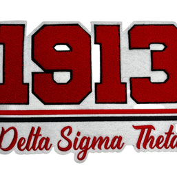 Delta Sigma Theta 1913 -  Chenille Patch
