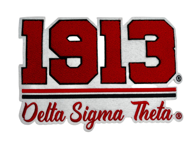 Delta Sigma Theta 1913 -  Chenille Patch