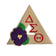 Delta Pyramid Chenille Patch