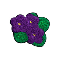 Violet Chenille Patch