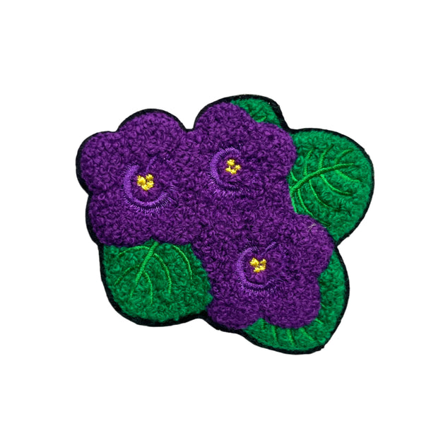 Violet Chenille Patch