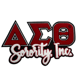 Delta Sigma Theta Sorority Inc Chenille Patch