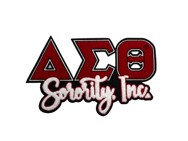 Delta Sigma Theta Sorority Inc Chenille Patch
