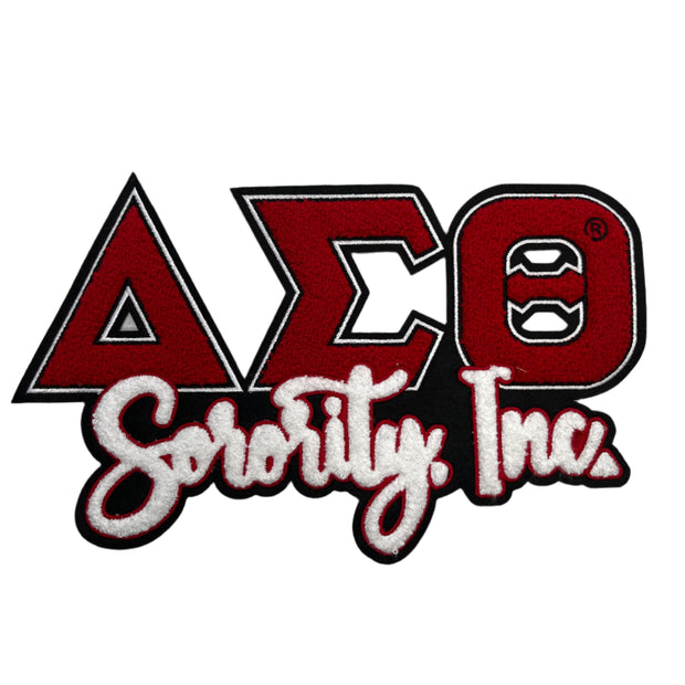Delta Sigma Theta Sorority Inc Chenille Patch