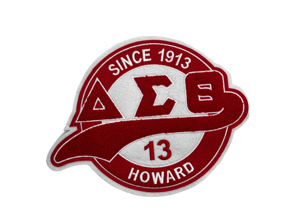 Delta Sigma Theta Howard Chenille Patch