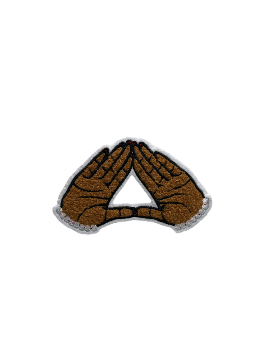 Delta Chenille Pyramid Hands Patch