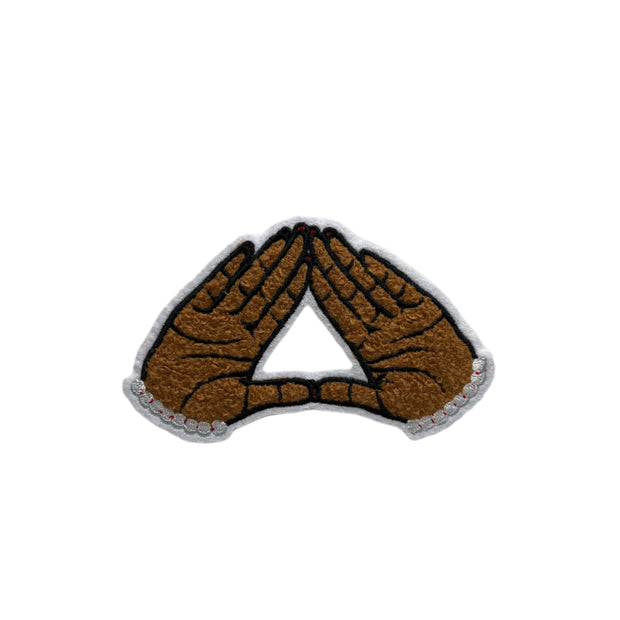 Delta Chenille Pyramid Hands Patch