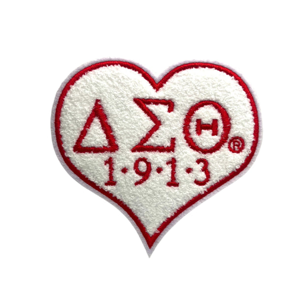 1913 Delta Heart Chenille Patch