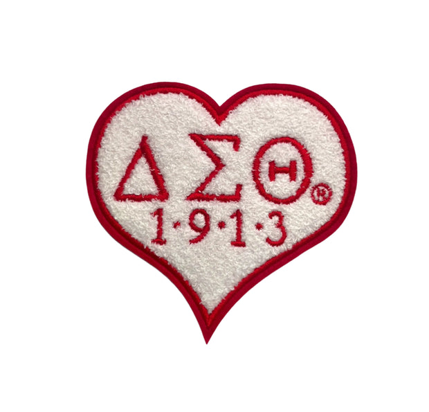 1913 Delta Heart Chenille Patch