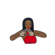 Pyramid Hands Chenille Patch