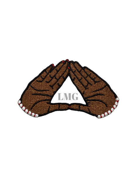 DST Hand Sign Iron-on Patch