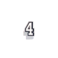 Numerical Croc Shoe Charm