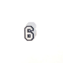 Numerical Croc Shoe Charm