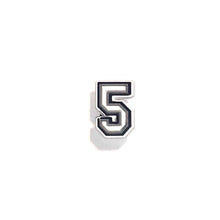 Numerical Croc Shoe Charm