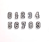 Numerical Croc Shoe Charm
