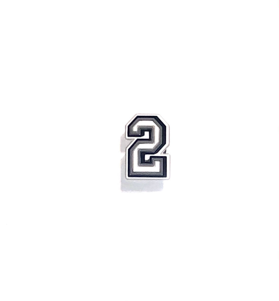 Numerical Croc Shoe Charm