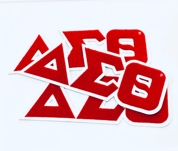Delta Sigma Theta Greek Letters Iron-On Patch