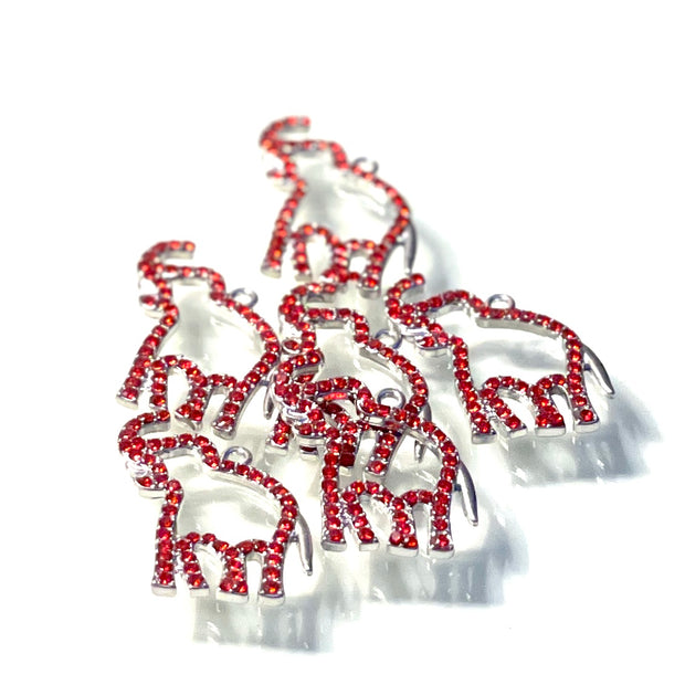 DST Rhinestone Elephant Charm