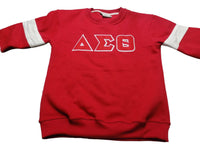 Delta Red Greek Letter Sweatshirt