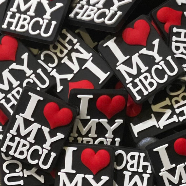 I Love My HBCU Croc Shoe Charm