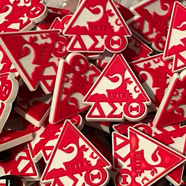 DST Pyramid w/ letters Croc Shoe Charm