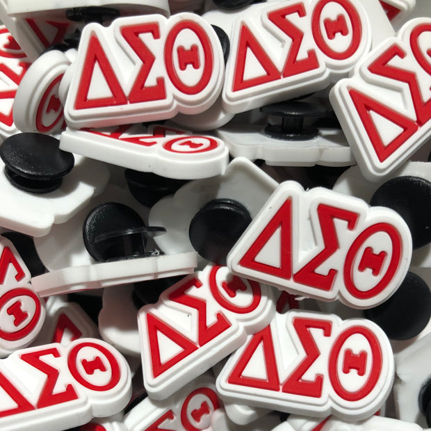 DST Greek Letters (White) Croc Shoe Charm