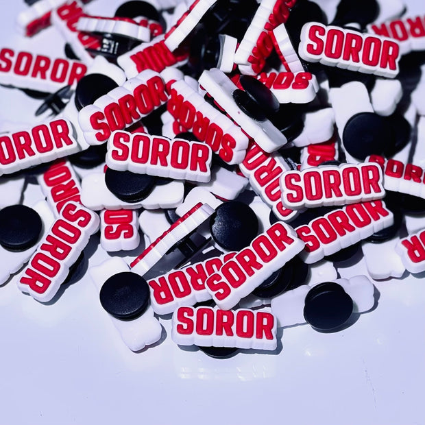 DST Soror (small) Croc Shoe Charm