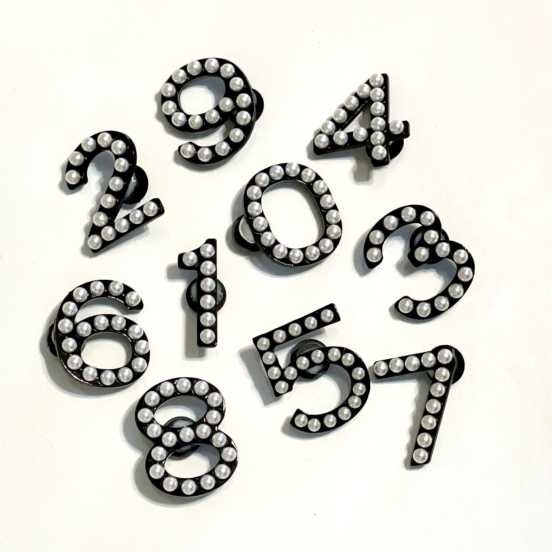 DST Croc Number Charms Black Pearl – LoveMeGreek1913