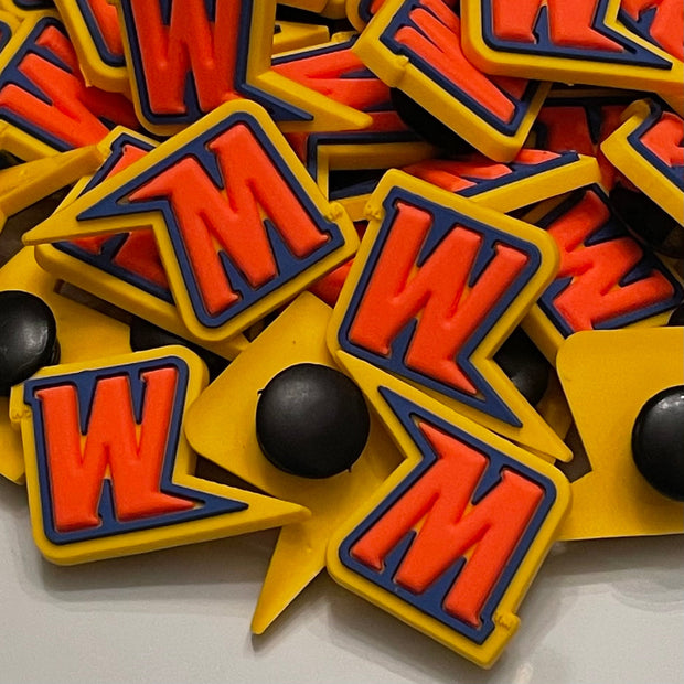 Morgan (Letter) Croc Shoe Charm