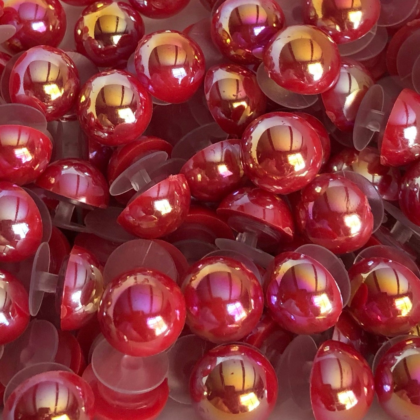 Red Pearl Shoe Bitz Charm
