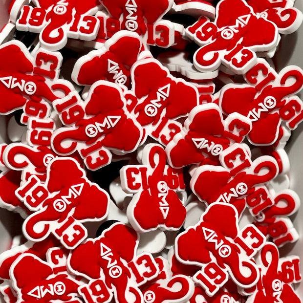 DST 1913 Elephant Croc Shoe Charm