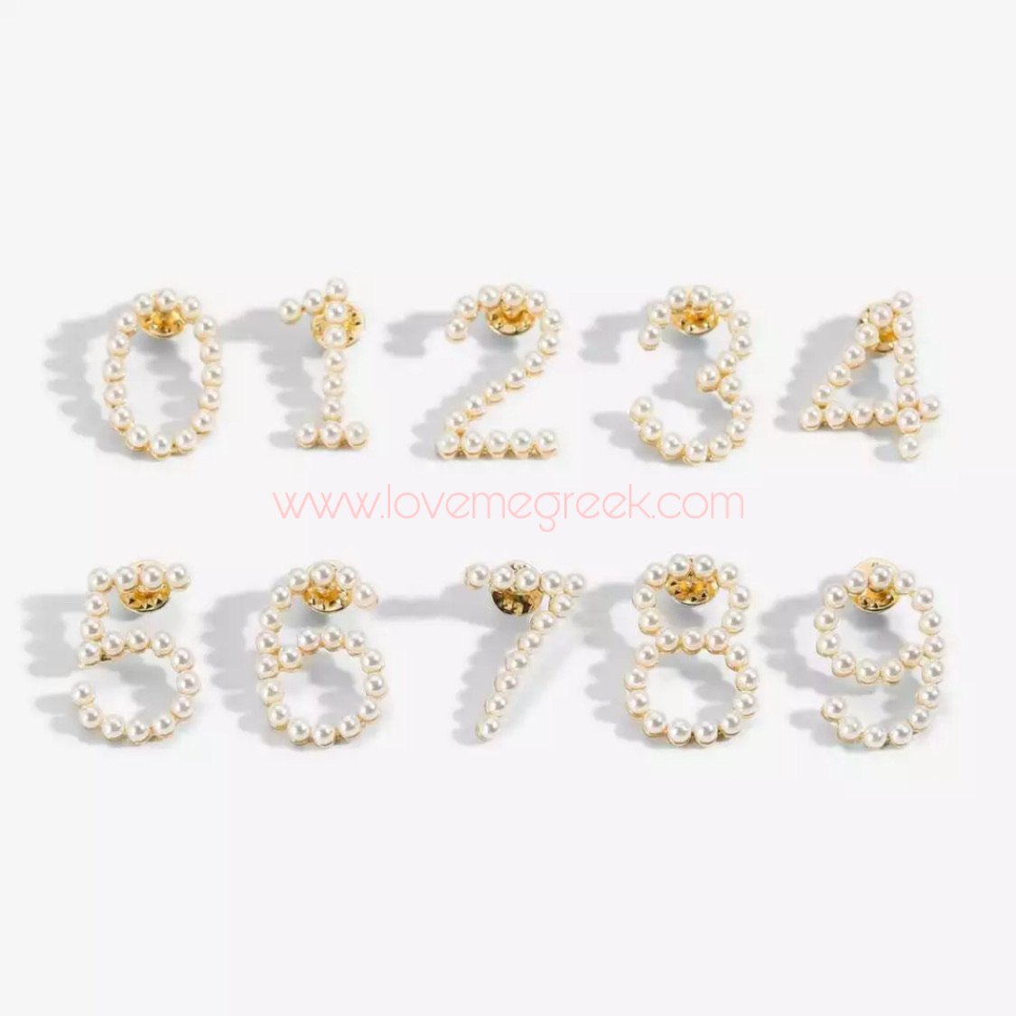 Pearl Number Pins